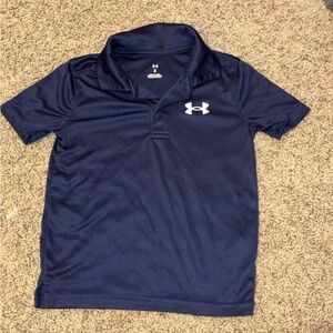 Under Armour Kids Dark Blue Polo Shirt